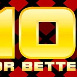 10s or Better online game logo by 1x2gaming on retrozinonl.nl