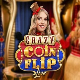Crazy Coin Flip logo by Evolution at Retrozino CasinoCrazy Coin Flip