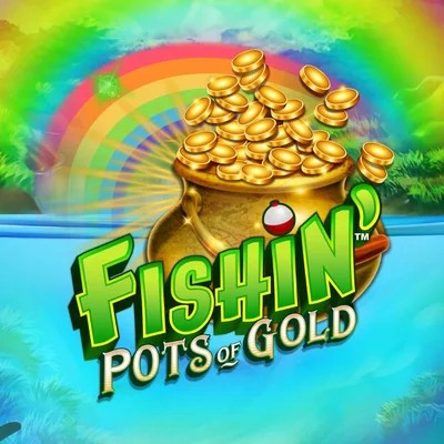 Fishin Pots Of Gold logo by Gameburger Studios at Retrozino Casino