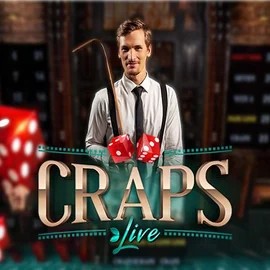 Live Craps logo – Live Casino by Evolution at Retrozino Casino