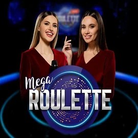 Mega Roulette logo by Pragmatic Play at Retrozino Casino