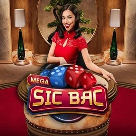 Official Live Casino logo: Mega Sic Bac by Pragmatic Play at Retrozino Casino